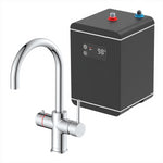 LavaTap Chrome 3-in-1 Swan Neck Boiling Water Tap Kit