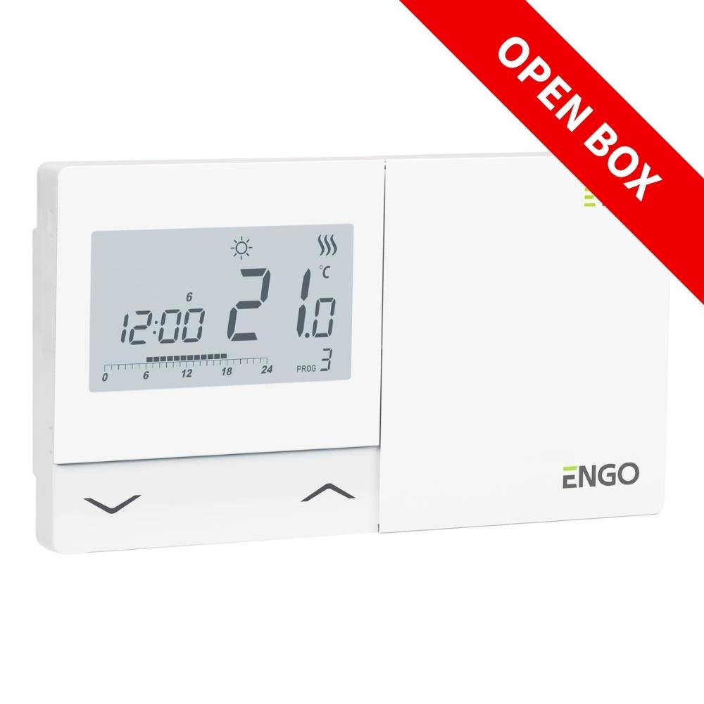 ENGO E901 Wired Thermostat Combi Boiler Battery Powered 2 Wire - Replace Dial Room Thermostat 5 Year Warranty ENGO