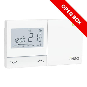 OPENBOX - ENGO E901 Wired Thermostat Combi Boiler Battery Powered 2 Wire - Replace Dial Room Thermostat 5 Year Warranty