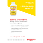 Sentinel X100 Inhibitor 500ml  Super Concentrate Sentinel - Close Up Detail