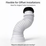 Flexible Toilet Pan Connector Universal WC Flexi 260 to 550mm LavaTap