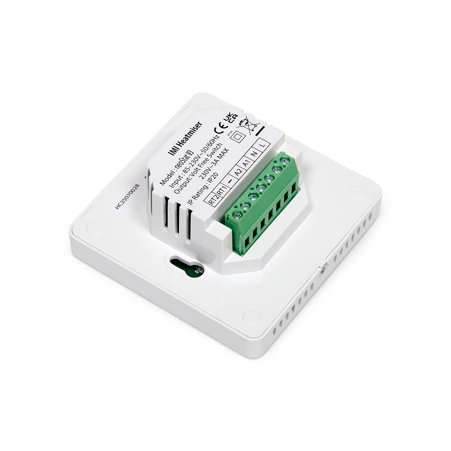 Heatmiser NeoStat V3 Programmable Wired Thermostat (Glacier White) Heatmiser