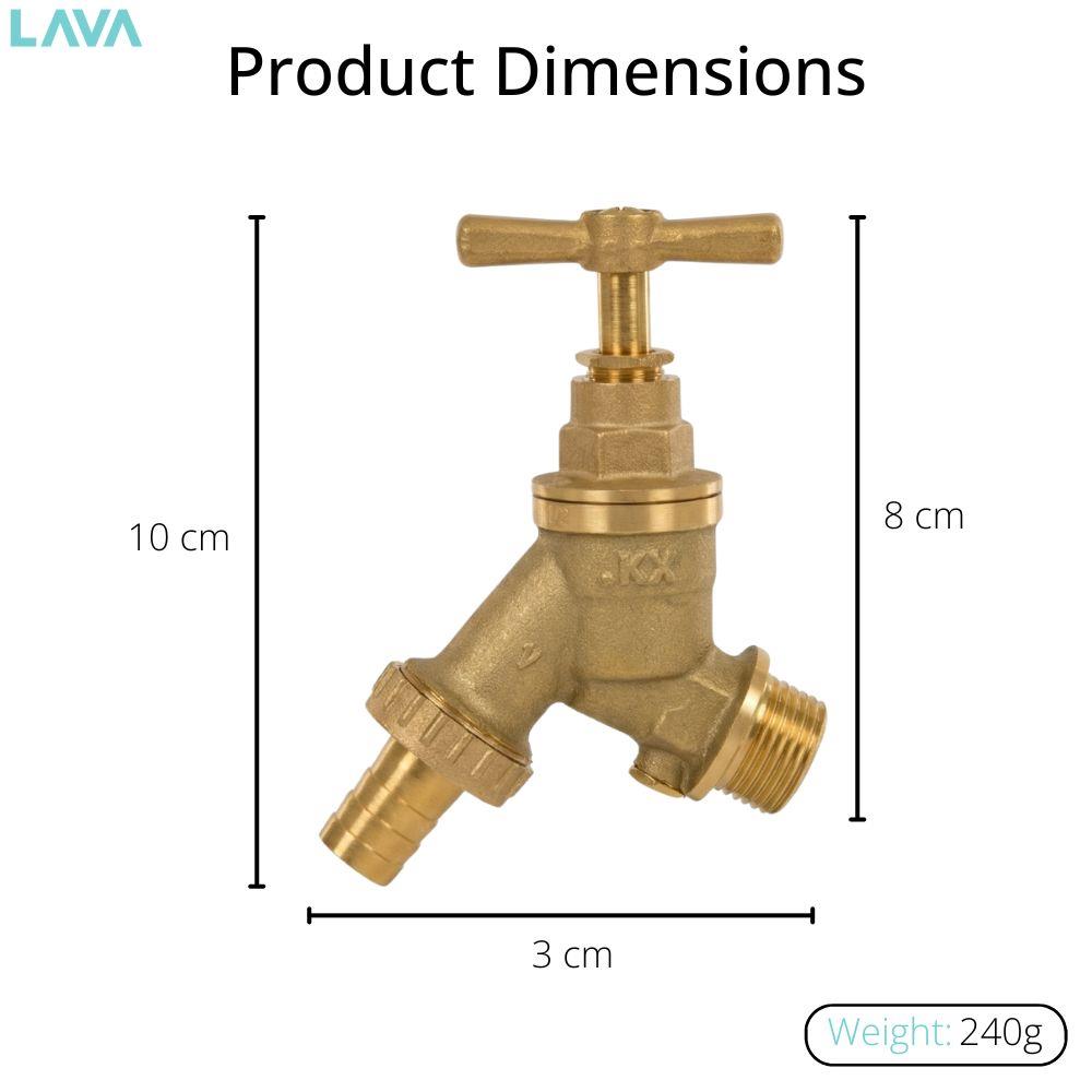 Outside Tap 1/2 Inch  Bibtap WRAS Approved Double-Check Valve LavaTap