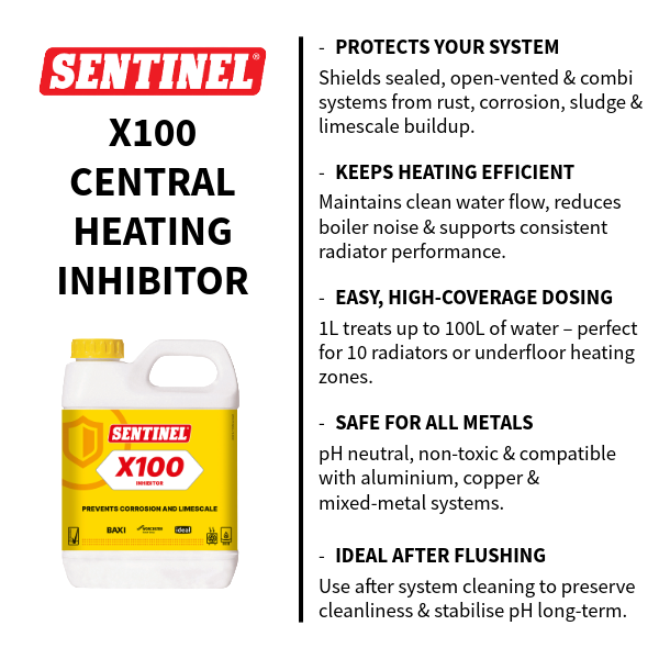 Sentinel X100 Inhibitor 1 Litre Sentinel - Close Up Detail
