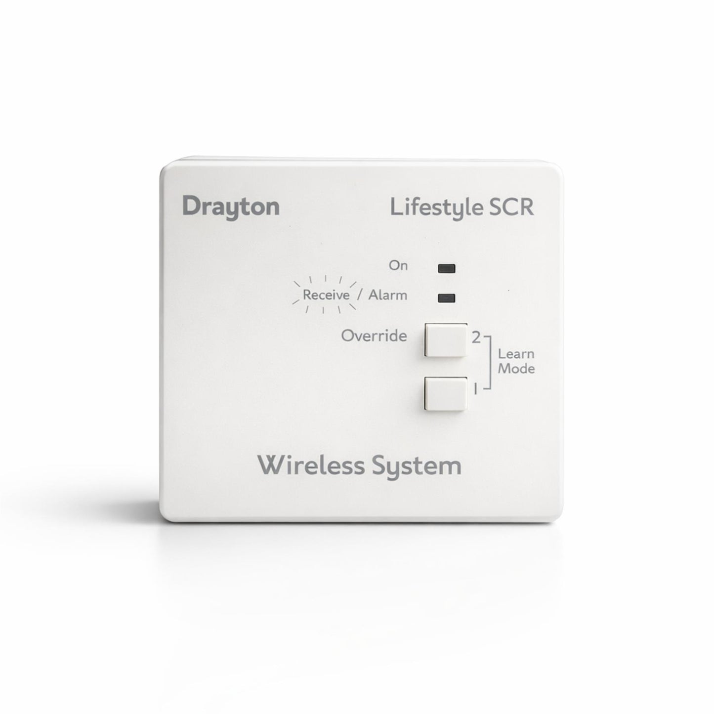 Drayton Lifestyle THD22120 Wireless Thermostat Direct Replacement for LP Range UK Standard Backplate Drayton - Side Profile