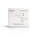 Drayton Lifestyle THD22120 Wireless Thermostat Direct Replacement for LP Range UK Standard Backplate Drayton - Side Profile