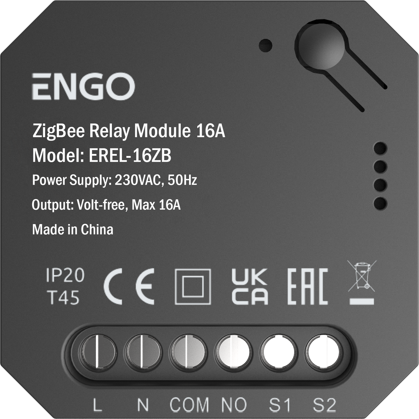 ENGO EREL-16ZB ZigBee Smart Relay 16A ENGO Controls