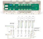 OPENBOX - Heatmiser UH4 - 4 Zone 230v UFH Wiring Centre Underfloor Heating Heatmiser