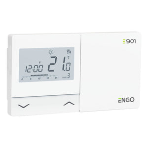 ENGO E901 Wired  Battery Powered 2 Wire Programmable Thermostat