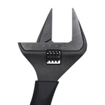Todays Tools Wide Jaw Adjustable Wrench 12 Inch Handle Todays Tools - Close Up Detail