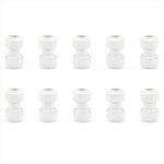 LavaPlumb 15mm Pushfit Coupler White 10 Pack