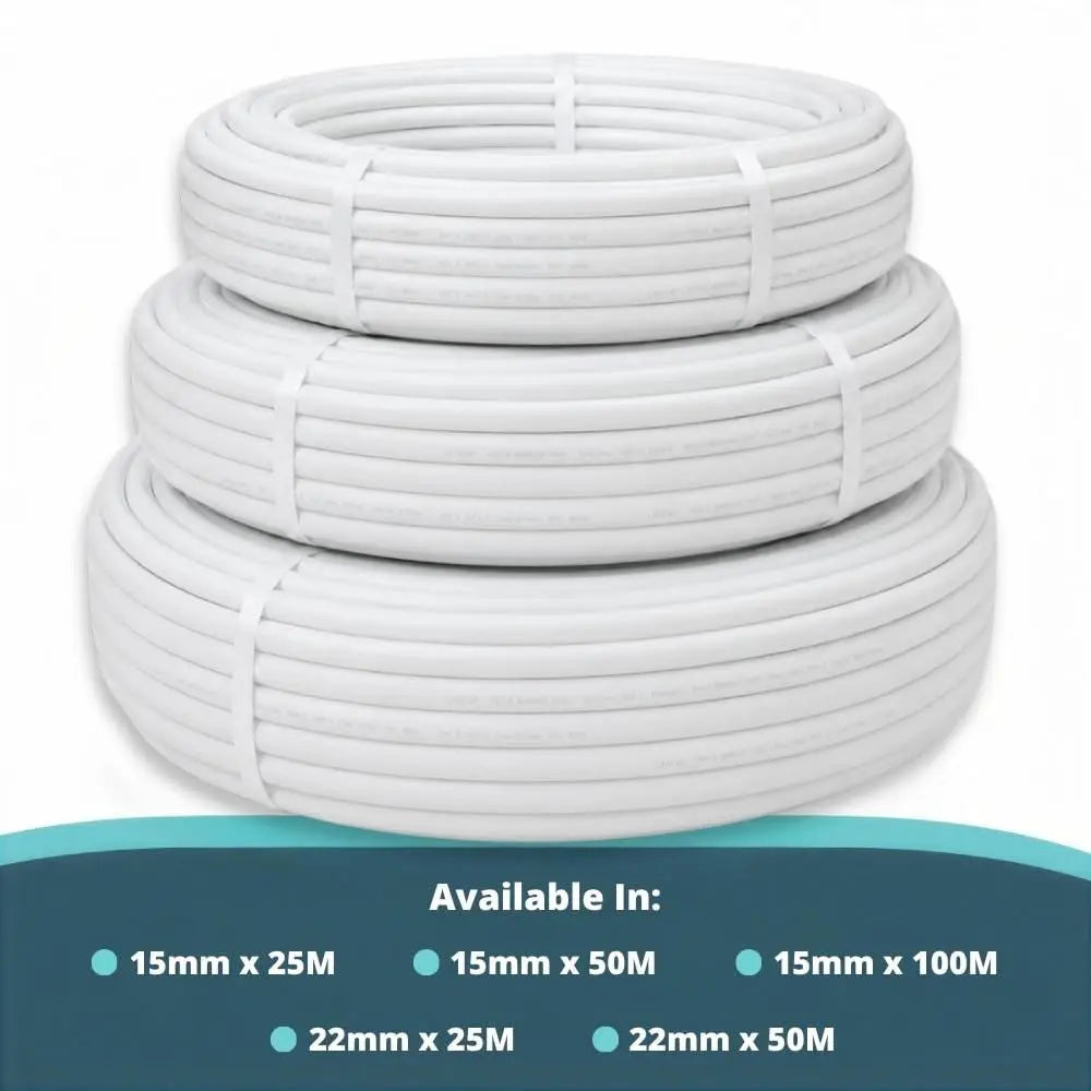 KIT - LavaTap 22mm PEX Barrier Pipe 25m **Coil + 50 Inserts** LavaTap