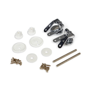 Wooden Seat Hinge Chrome Replacement Toilet Seat Fixing