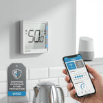 ENGO EHW-W Hot Water Timer Programmable Immersion Heater Controller - White ENGO - Rear View