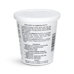 Black Swan Stay Soft Plumbers Putty 14oz Black Swan - Side Profile