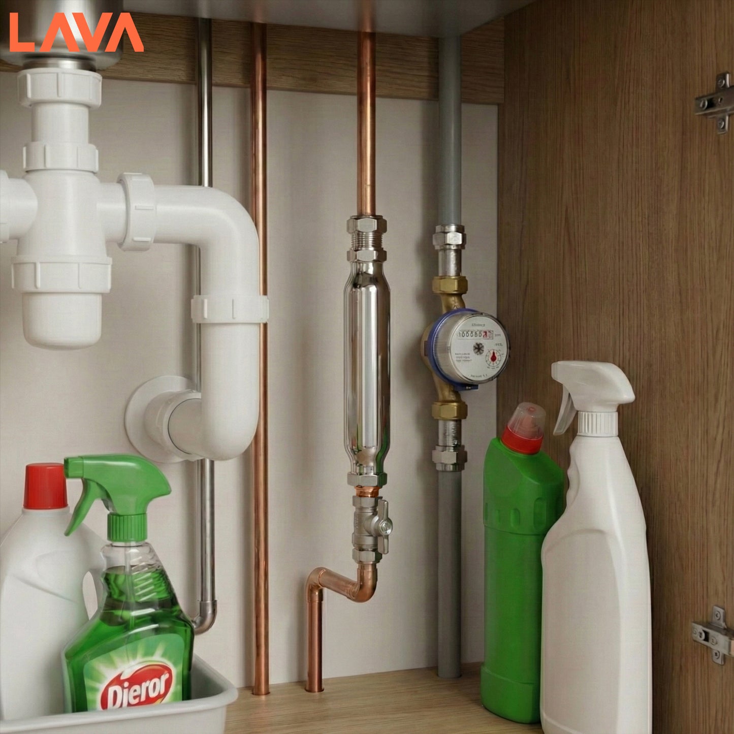 LavaTherm 15mm Electrolytic Scale Reducer Inline Limescale Prevention Device