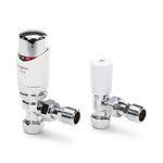 Drayton Auto Balancing TRV4 Thermostatic Radiator Valve with Lockshield 07 05 560 Drayton - Side Profile