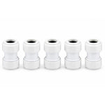 LavaPlumb 22mm push fit straight coupler, white, 5 pack