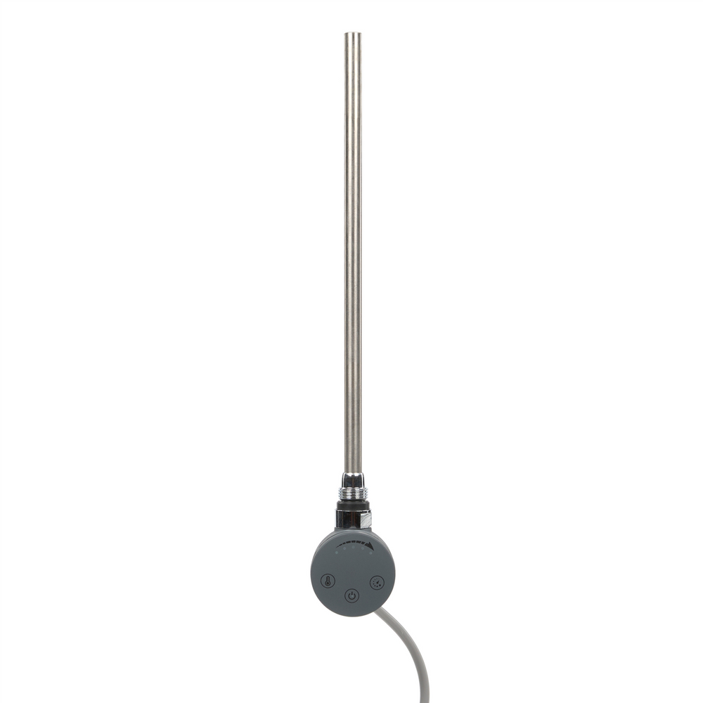 Dual Fuel Kit Thermostatic 300W Towel Rail Heating Element - Anthracite Lava Wholesale