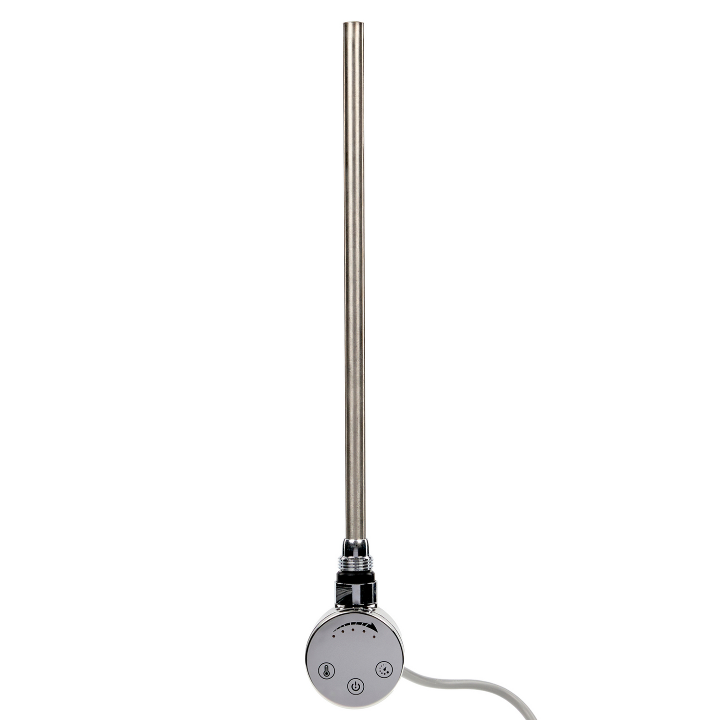Dual Fuel Kit Thermostatic 300W Towel Rail Heating Element - Chrome Lava Wholesale - Side Profile