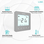 Heatmiser NeoStat V2 Programmable Wired Thermostat  (Platinum Silver)