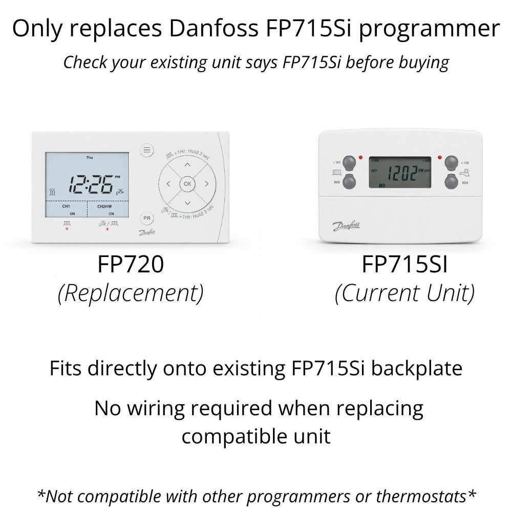 Danfoss FP720 V2 2 Channel Programmer Direct Replacement for FP715 SI (FP7898) Danfoss
