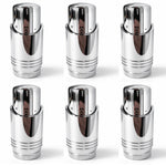 LavaTherm Chrome Thermostatic Radiator Valve TRV Head M30 x 1.5 - 6 Pack LavaTherm