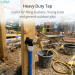 LavaTap 3/4 Inch Brass Outside Garden Tap with Hose Tail LavaTap
