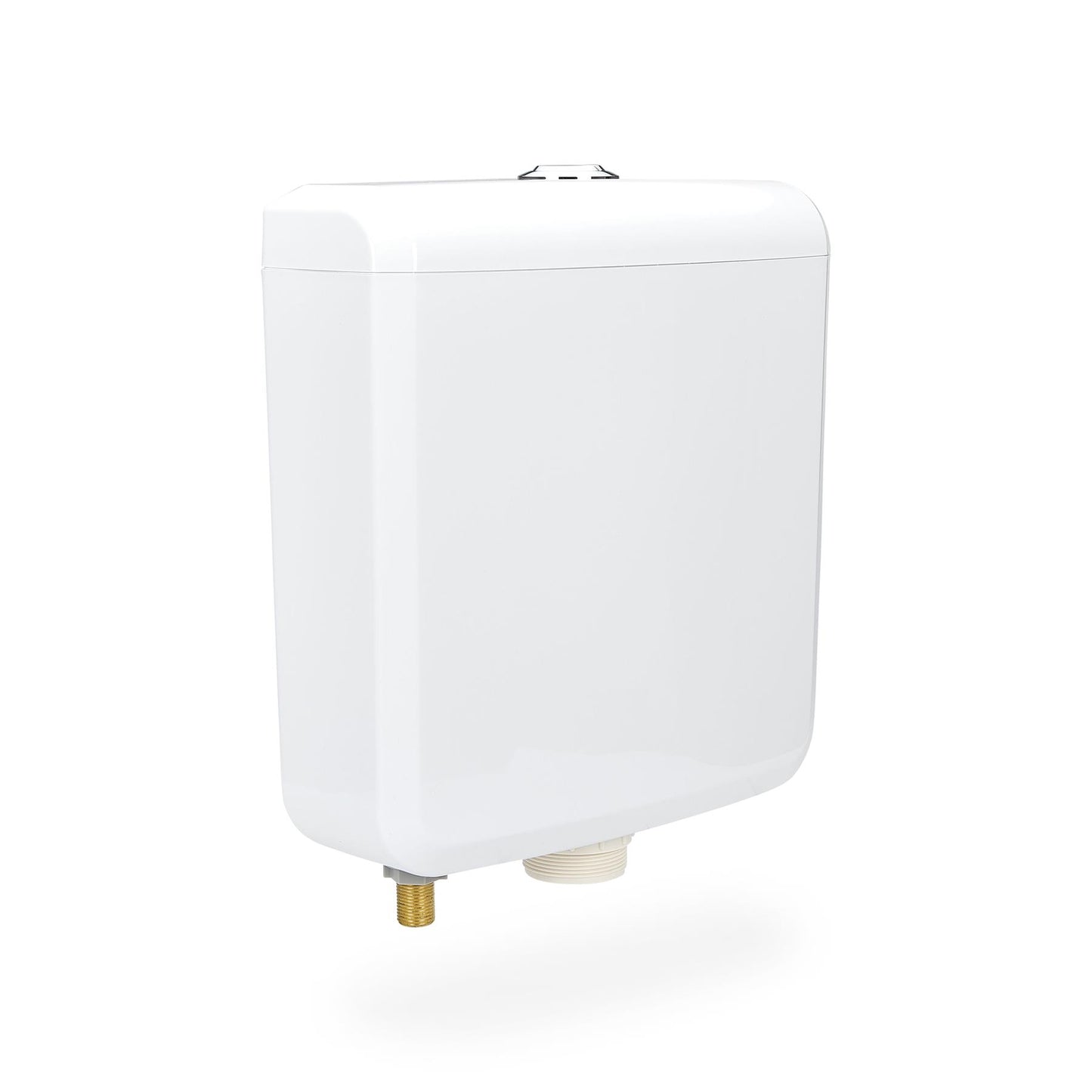OPENBOX - FlushDaddy Dual Flush Toilet Cistern Bottom Entry 6L 3L Compact Low Level WC Tank - CIST10 Lava