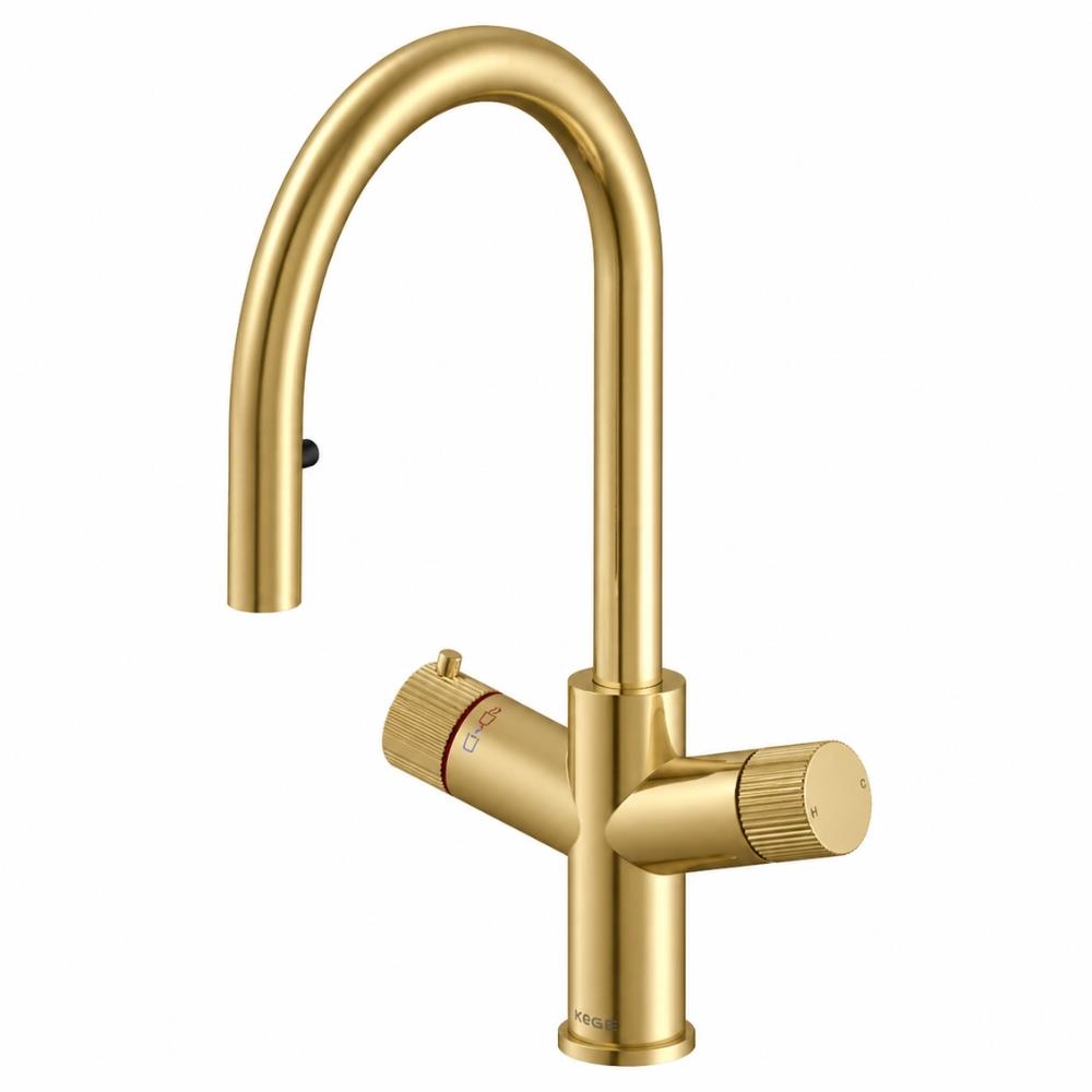 LavaTap 4 in 1 Boiling Water Tap Kit with Tank and Filter - Brass LavaTap - Specification View