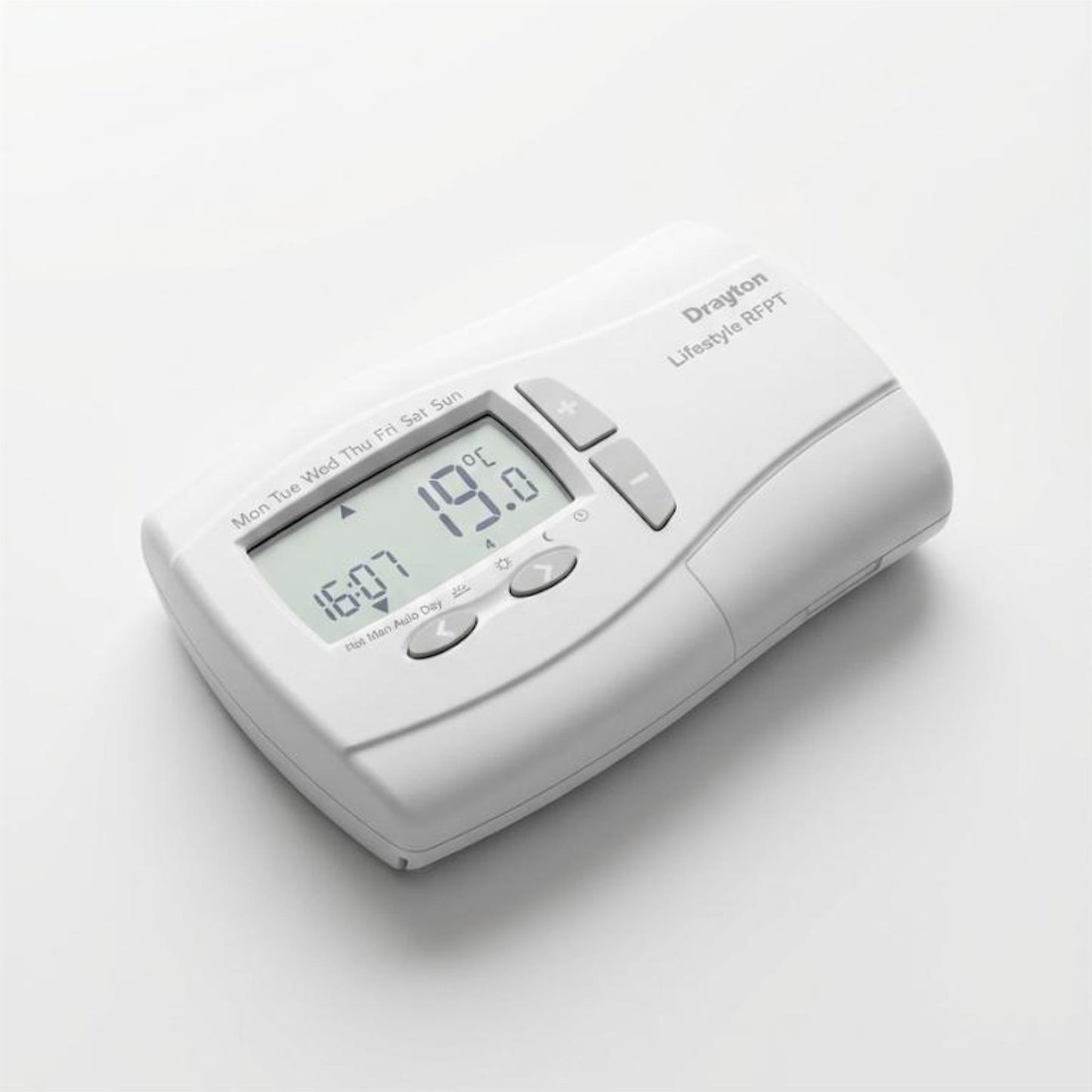 Drayton Lifestyle THD22120 Wireless Thermostat Direct Replacement for LP Range UK Standard Backplate Drayton - Top View