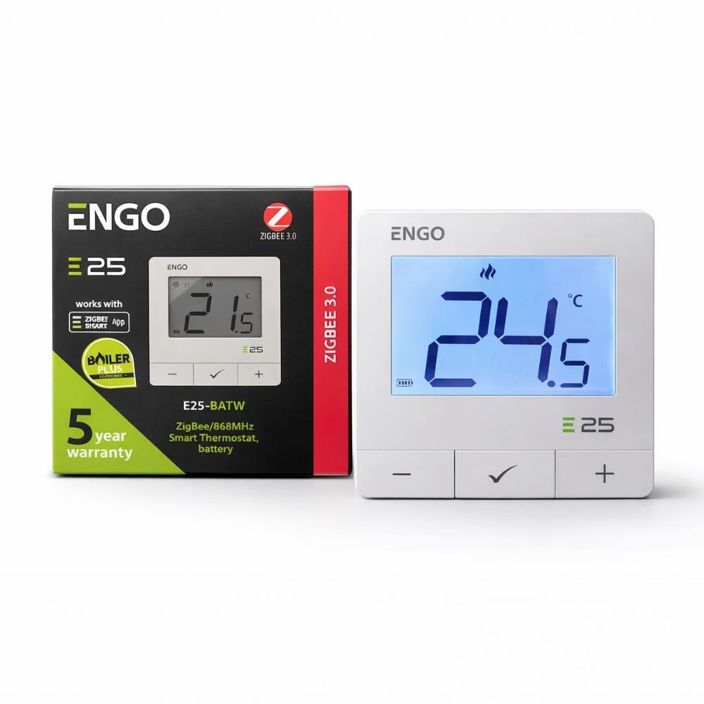 ENGO E25 Smart Thermostat Starter Pack Zigbee Radiator Control White ENGO - Additional View 1