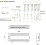 OPENBOX - Heatmiser UH4 - 4 Zone 230v UFH Wiring Centre Underfloor Heating Heatmiser