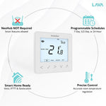 Heatmiser NeoStat WIFI Thermostat - Glacier White Heatmiser