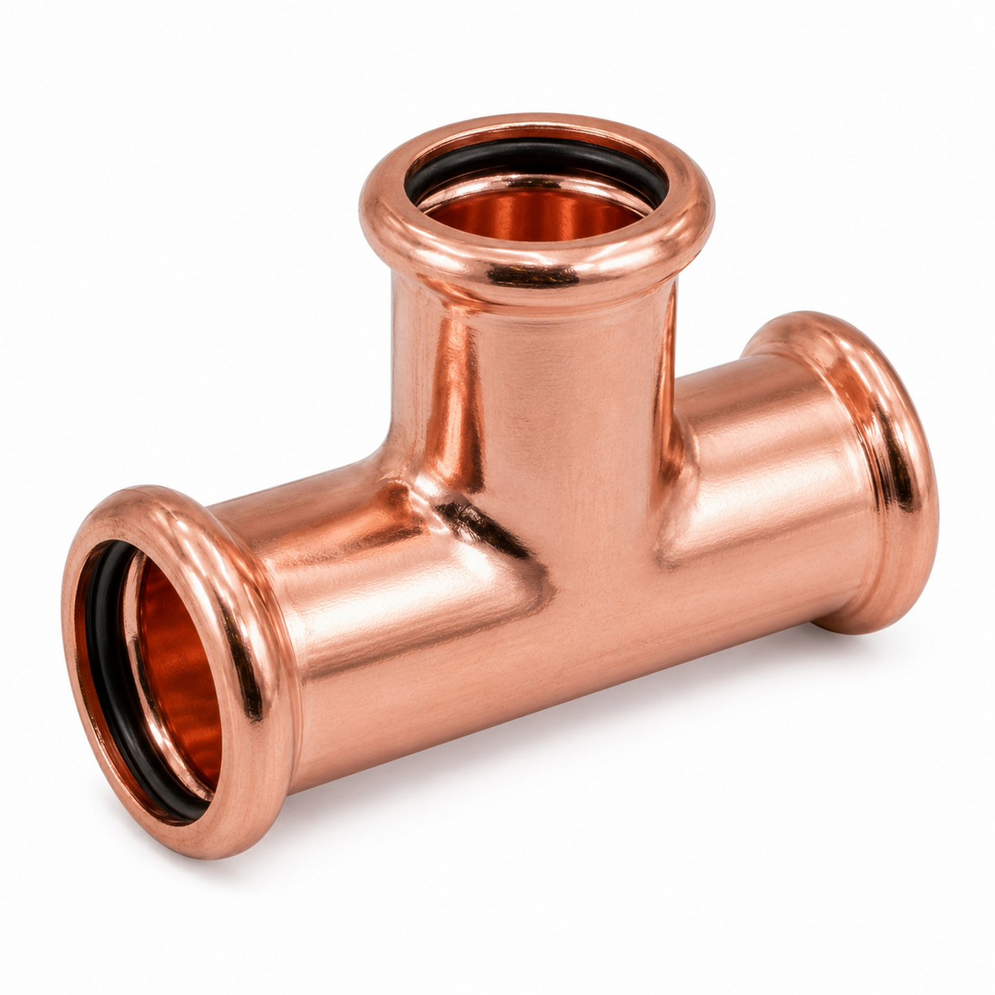 LavaPlumb Copper Pressfit Equal Tee - 22mm LavaPlumb