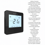 Heatmiser NeoAir V3 Smart Wireless Thermostat (Carbon Black) Heatmiser