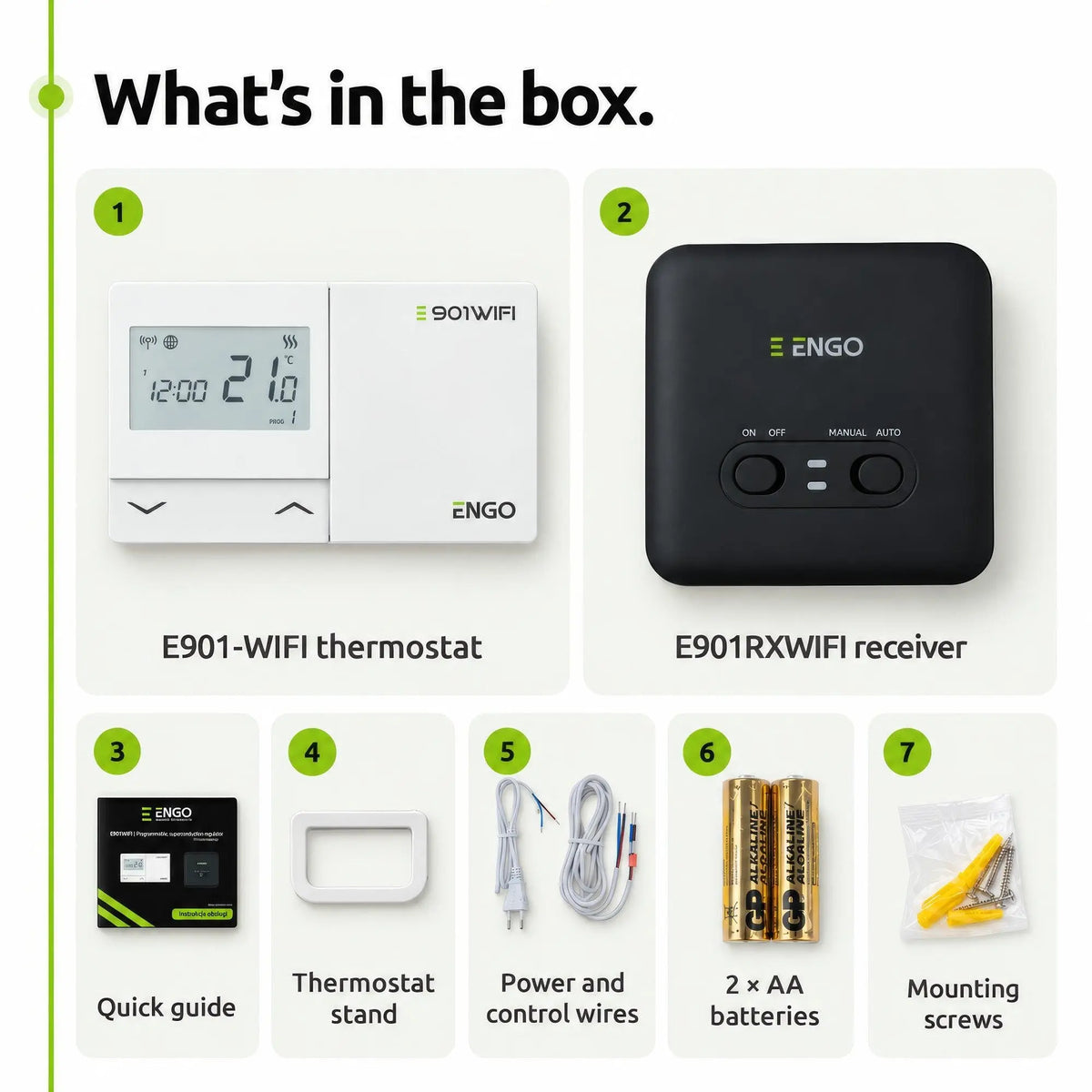 ENGO E901-WIFI smart thermostat