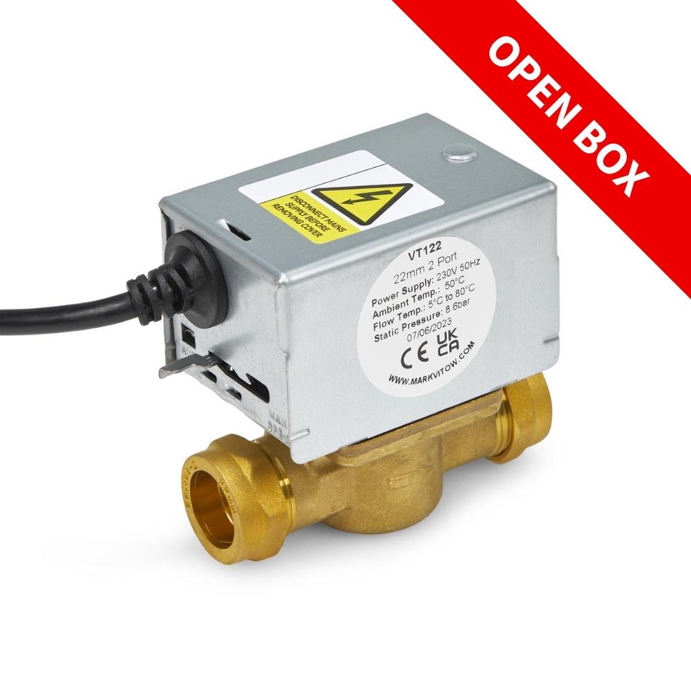 Mark Vitow VT1 22mm Motorised Valve and Actuator 2 Port Central Heating Zone Valve 230V Replacement Heating Control Valve Mark Vitow