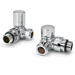 LavaTap Chrome Towel Rail Valve Pair Corner 15 mm x 1/2 Inch BSP Lava