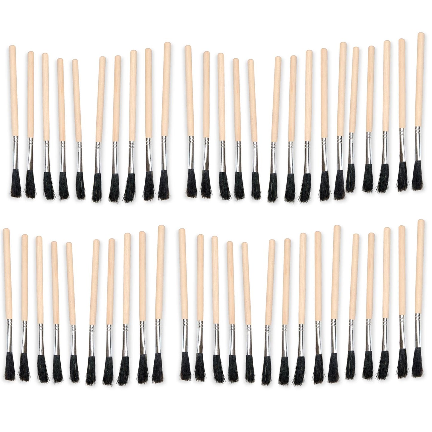 LavaTap Flux Brush – Wooden Handle Brushes with Steel Grip X 50 Todays Tools