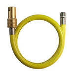 Salvus 1/2 Inch Caterhose Yellow Gas Hose 1.5 Metre Salvus