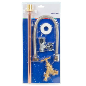 Outside Garden Tap Kit Self Cutting Easy DIY Installation Lava Wholesale