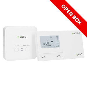 OPENBOX - ENGO E901RF Wireless Thermostat 7 Day Programmable Central Heating Controller Gas Oil Combi Boiler Thermostat Heat Pump 5 Year Warranty
