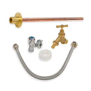 LavaTap Outside Tap Kit Self Cutting Easy Fit 600mm New Build Thick Walls