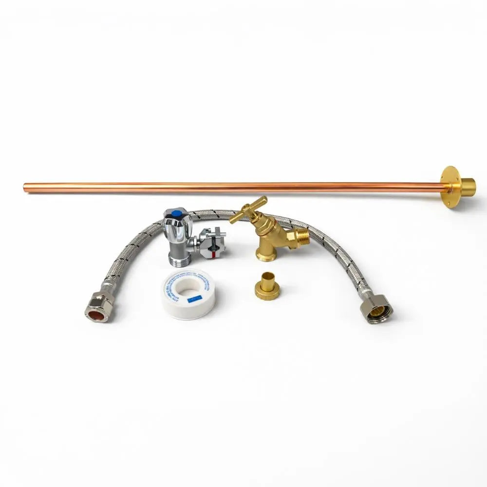 600mm New Build Outside Tap Kit Self Cutting Easy Fit – Lava