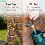 LavaTap Outside Tap 1/2 Inch Brass Garden Tap LavaTap