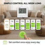 ENGO E7-RFW Wireless Thermostat - White ENGO Controls