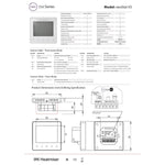 Heatmiser NeoStat V3 Programmable Wired Thermostat (Glacier White) Heatmiser
