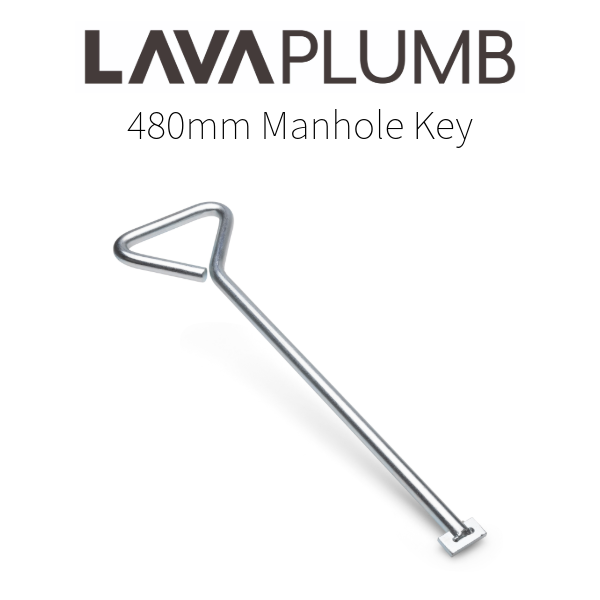 Todays Tools Steel Manhole Key 480mm Todays Tools - Side Profile