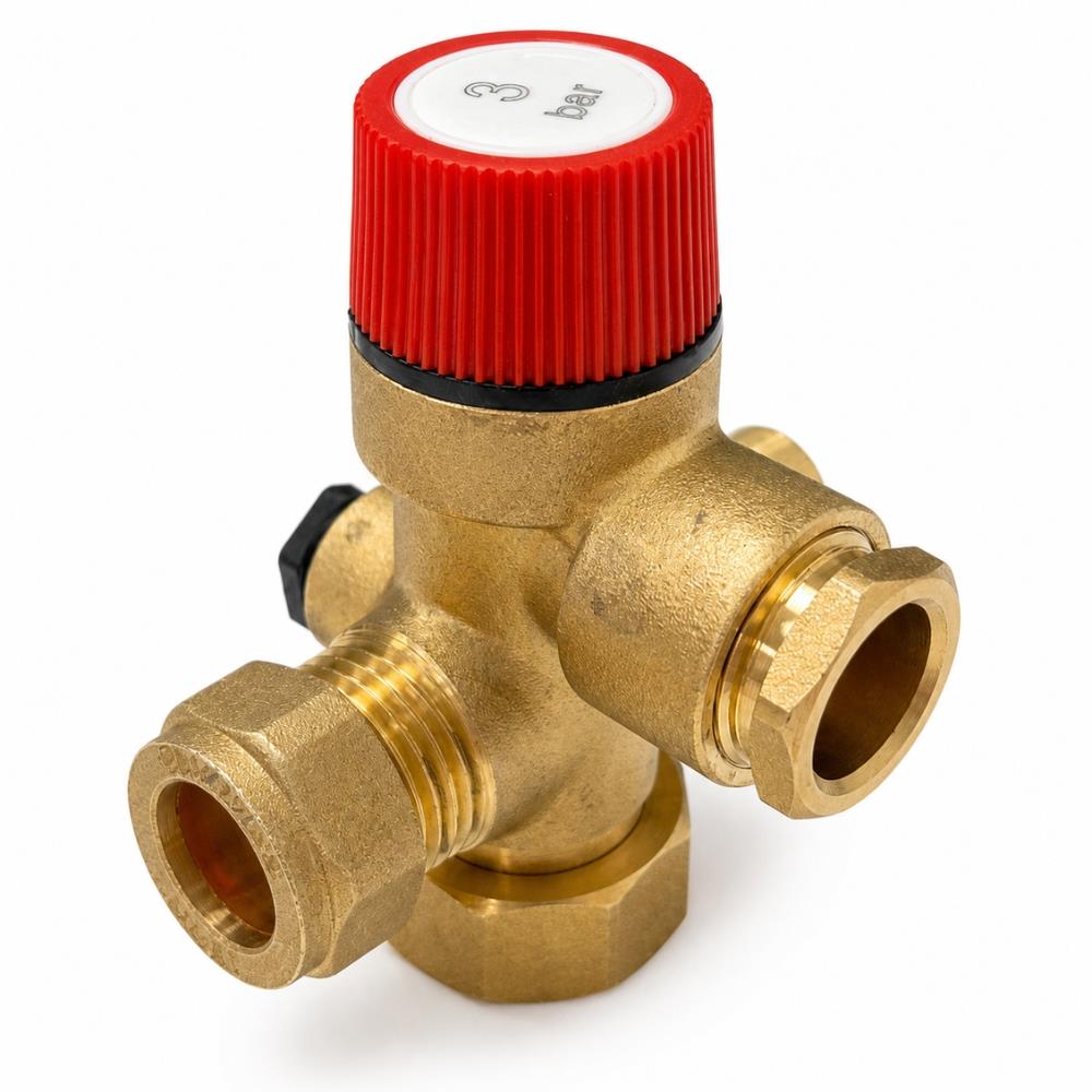 KIT - Flamco Baseflex 18L Heating Expansion Vessel Red with Sealed System KIT 3 bar Flamco - Feature Detail
